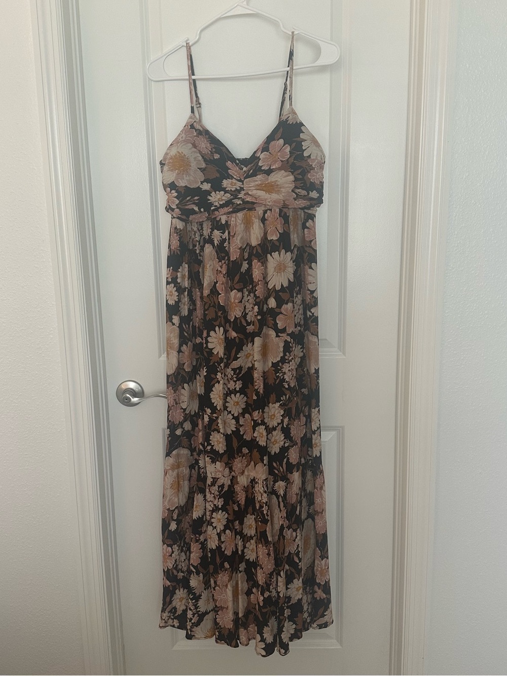 Black Floral Maxi Dress